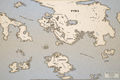 Castora, titled "Arid," on a fan's map of Tyria with English labels by that_shaman.