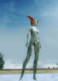Pose performed by female Sylvari