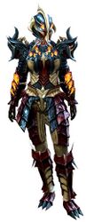Flame Legion armor (heavy) norn female front.jpg