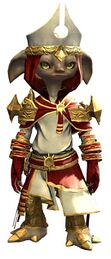White Mantle Outfit
