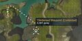 Map showing the path to the runestone from the nearest waypoint. In the event it becomes contested, Gentle River Waypoint will suffice.